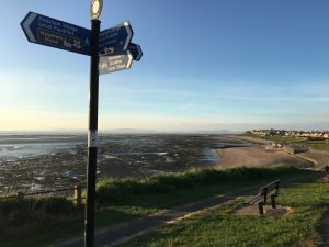 Signpost on Heysham Clifftops