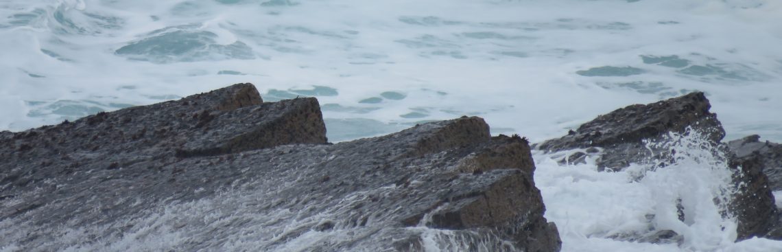 Rocks in Orkney sea