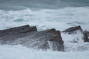 Rocks in Orkney sea